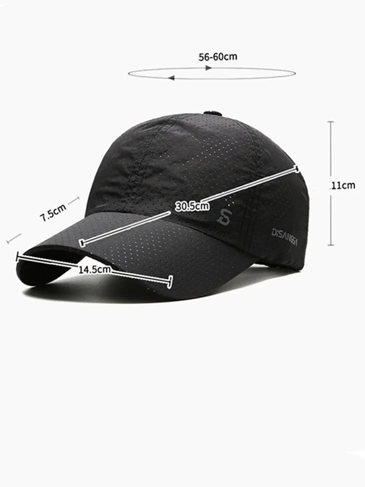 Quick-Dry Summer Fishing Cap