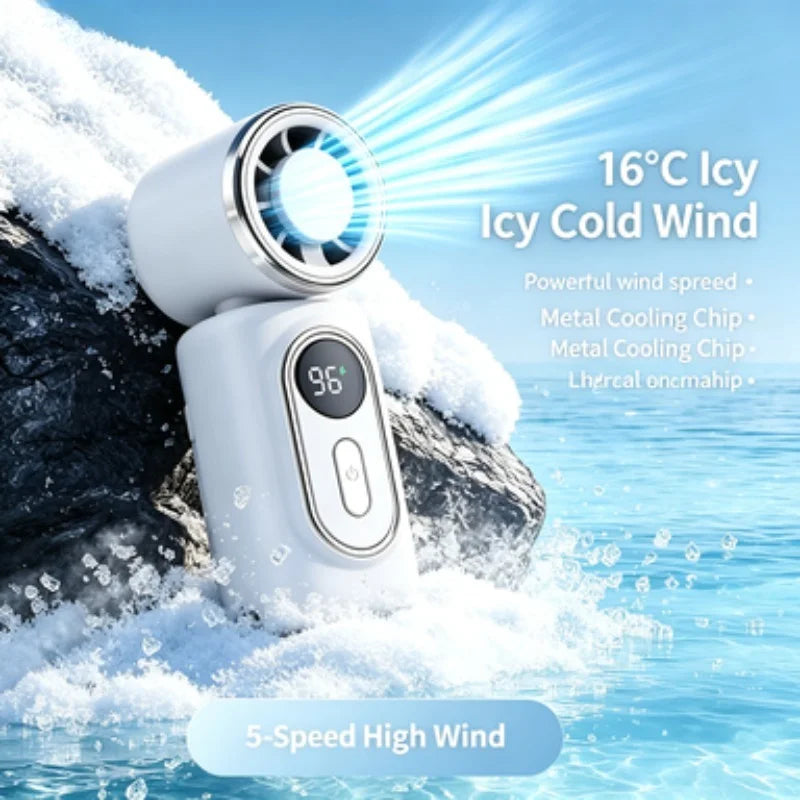 Portable Handheld Fan Mini Clip Fan Umbrella Holder Function Rotatable USB charging Compact Personal Cooling Fan Outdoor Camping