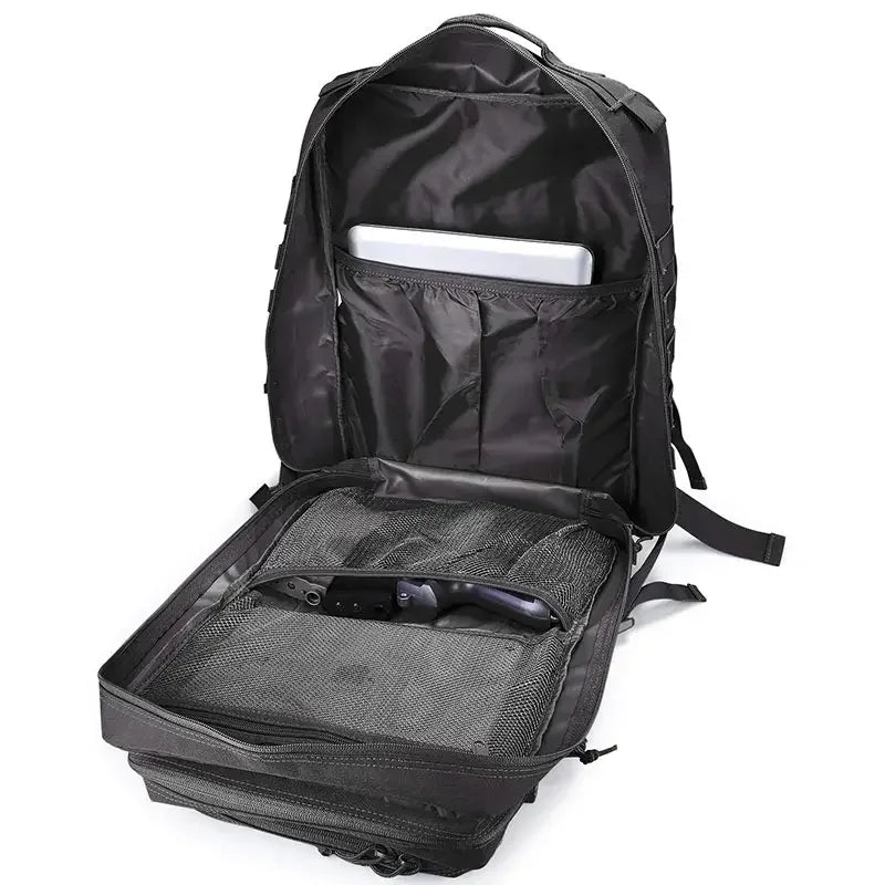 2Q-50L Tactical Backpack Men's Travel Large Capacity Rucksacks Men Waterproof Outdoor 1Sports Multi-functional Bags