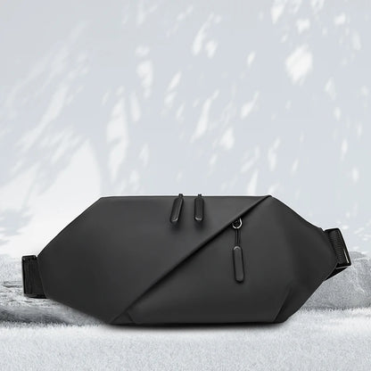 Men Minimalist Outdoor Sports Running Jogging Waist Bag Man Waterproof Fanny Pack Stylish Cross Body Belt Bag Waist Bag for Men