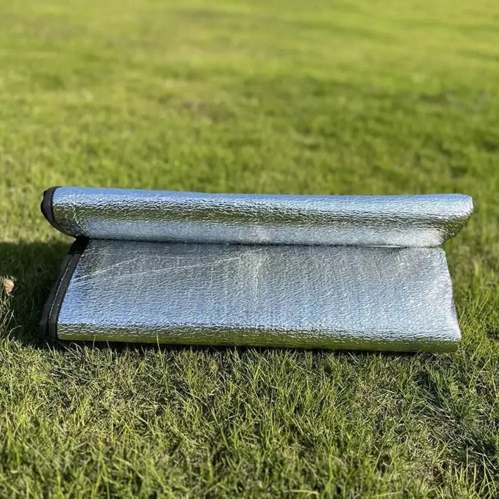 New Thermal Camping Mat Ultralight Waterproof Insulation Foam Foil Mat Tent Footprint Reflecting Heat Sleeping Pad Outdoor