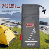 Tent Stake Storage Bag Camping Tent Legs And Hammer Set Ground Nails Outdoor Campers Tourist Supplies Accessories Storage Bag