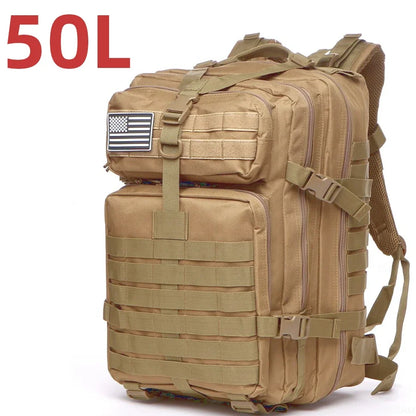 25L/50L Waterproof Tactical Hiking Backpack