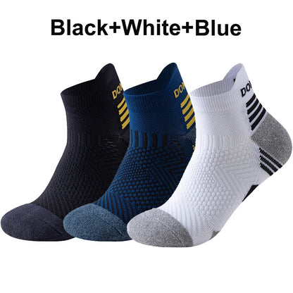 3/1Pairs Sport Compression Ankle Socks Men Women Professional Low Cut Fitness Marathon Running Outdoor Deodorant Breathable Sox