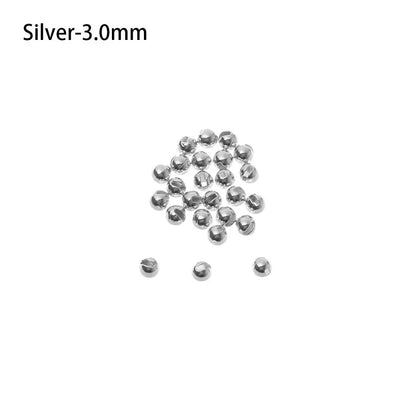 Slotted Fly Tying Beads 2.5-3.5mm (25 Pack)