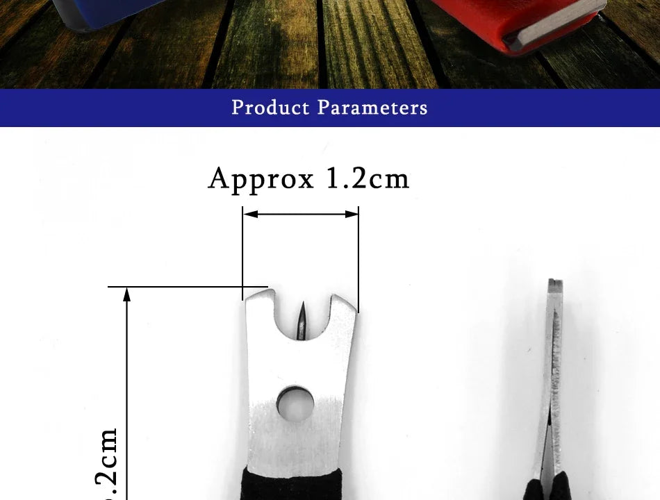 2-in-1 Line Nipper with Hook Eye Cleaner