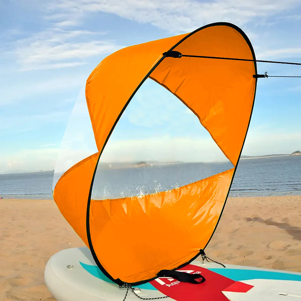 42" SUP Board Surf Wind Sail – Foldable Kayak & Surfboard Paddle Sail for Water Sports (5 Colors)