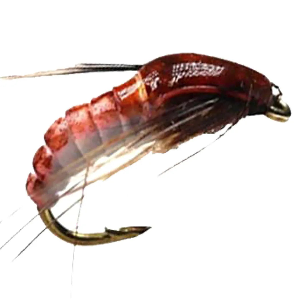 Sequin Scud Nymph Flies (6 or 12 Pack)