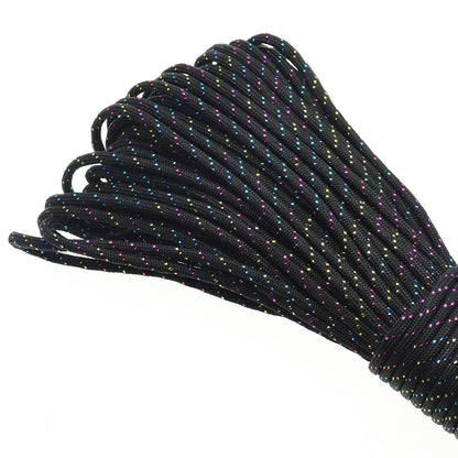 Gold & Silver 550 Paracord – Type III, 100ft, 19 Colors