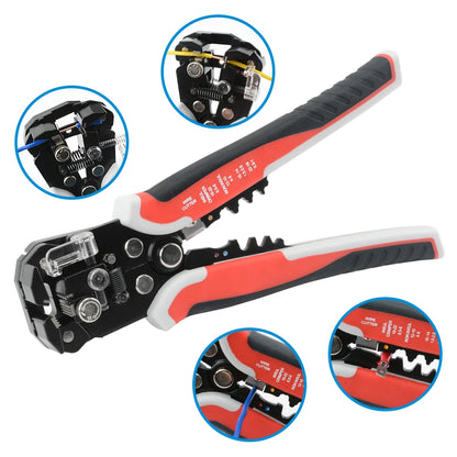 Professional Electrician Wire Tool Cable Wire Stripper Cutter Crimper Automatic Multifunctional Crimping Stripping Plier Tools