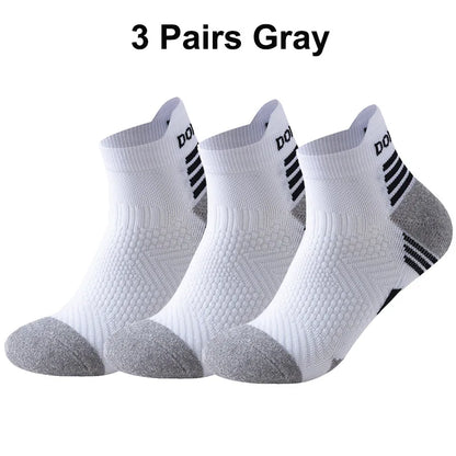 3/1Pairs Sport Compression Ankle Socks Men Women Professional Low Cut Fitness Marathon Running Outdoor Deodorant Breathable Sox