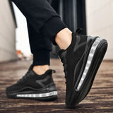 Men’s Running Shoes – Casual Sports Sneakers with Air Cushion & Breathable Soft Soles (Lightweight Spring/Autumn Fashion)