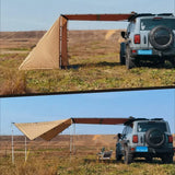 Outdoor Car Side Tent, Expansion Accessories, Shelter with Windows, Side Arrangement of Bags, Projection Screen Tent