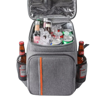 18L Portable Thermal Lunch Bag Food Box Durable Waterproof Cooler Ice Insulated Case Camping Oxford Dinner Backpacks Icebox