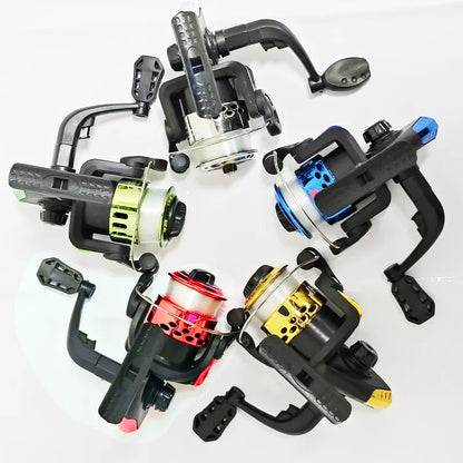 5.2:1 Ultralight Folding Fishing Reel Spinning Reel With 60m Large Fishing Line Diameter Line Roller Casting Wheel Vessel Bait