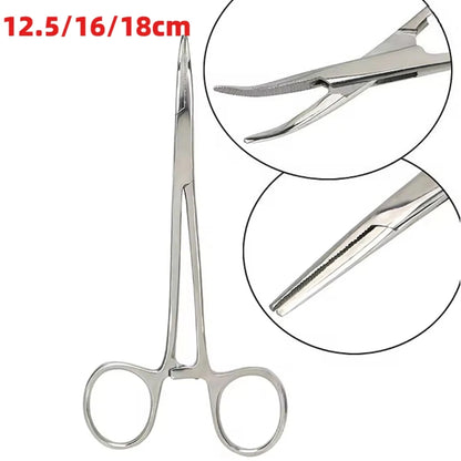 Curved Hemostat Fishing Forceps