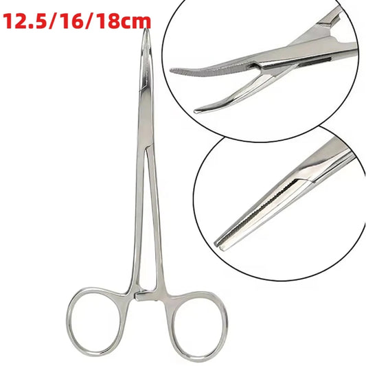 Curved Hemostat Fishing Forceps