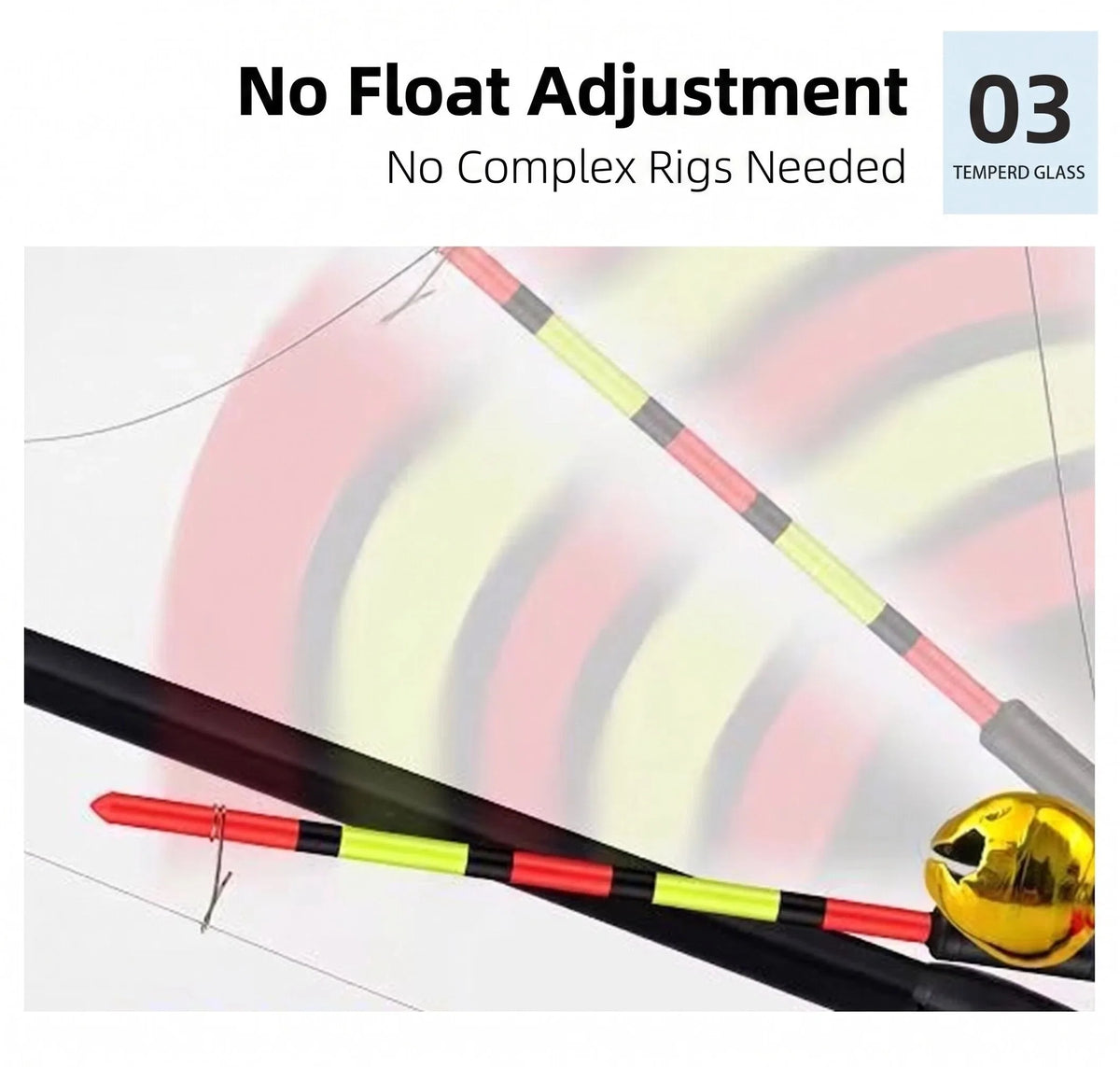 Electronic Bite Alarm Float with LED & Buzzer
