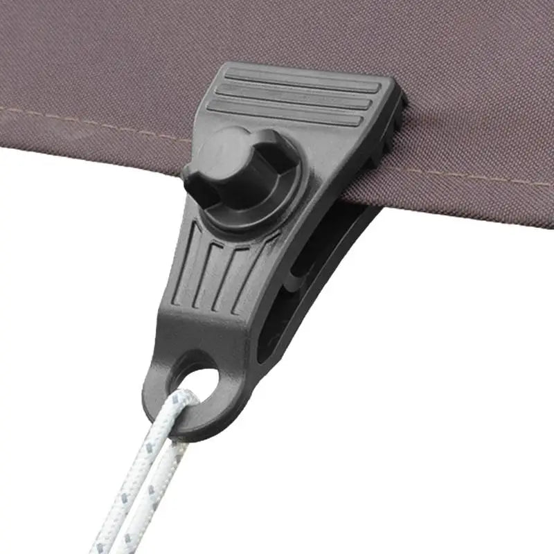 Tent Fasteners Portable Tarps Clips With Lock Grips Versatile Clamps Outdoor Activities Accessories For Camping Sailing