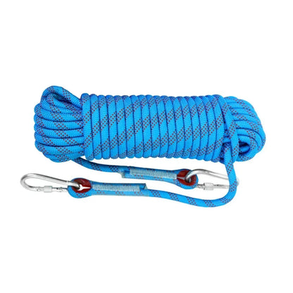 10mm Outdoor Rock Climbing Rope 10M Static Rapelling Rope for Fire Rescue Safety Escape Tree Climbing Durable for Outdoor Sports