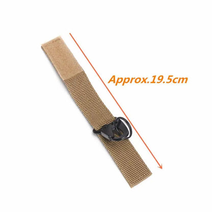 Carabiner High Strength Nylon Key Hook MOLLE Webbing Buckle Hanging System Belt Buckle Hanging Camping Hiking Accessories