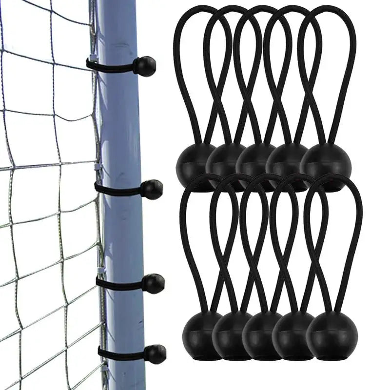 10 Ppc Elastic Fixed Tent Ball Rope Trampoline Beach Net Elastic Rope Strap Canopy Fixed Rope for Camping Tent Accessories