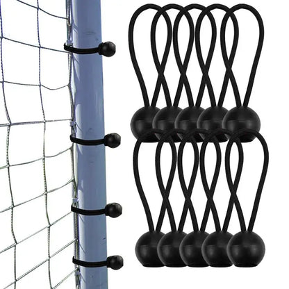 10 Ppc Elastic Fixed Tent Ball Rope Trampoline Beach Net Elastic Rope Strap Canopy Fixed Rope for Camping Tent Accessories