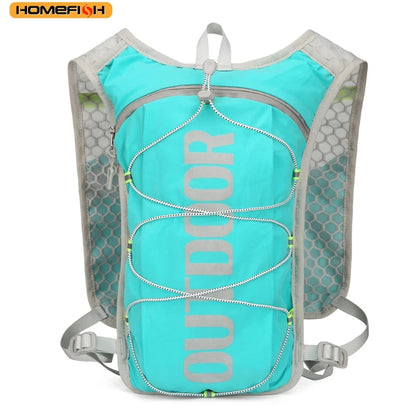 HOMEFISH 1PCS Running Hydration Vest Backpack,Lightweight Water Backpack,Hydration Backpack Running Vest for Hiking Biking