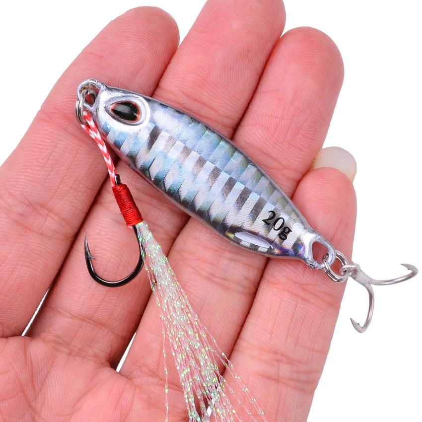 Metal Jigging Spoon Lures (10-40g)