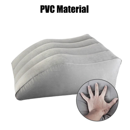 Inflatable Leg Pillow Foot Pillow Elevation Leg Pillows For Travel Camping Sleeping Wedge Pillow Knee Cushion PVC Portable