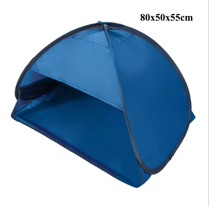 Beach Headrest Sunshade Tent UV-protecting Sunshelter Automatic Opened Portable Outdoor Camping Sunshade Tent For Adults Kids