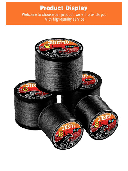 JOSBY 8-Strand PE Braided Line (100-1000m)