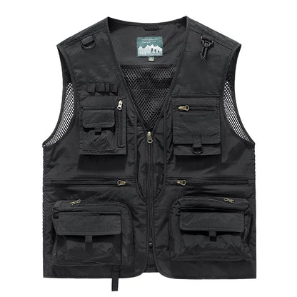 FGKKS Multi-Pocket Breathable Fishing Vest