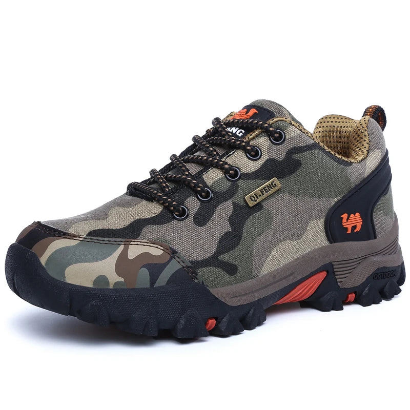 2025 Outdoor Hiking Shoes – Camouflage Trail Running Sneakers for Men & Women, Summer/Winter Trekking Footwear