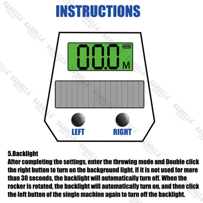 Electronic Baitcasting Reel with LED Line Counter Screen