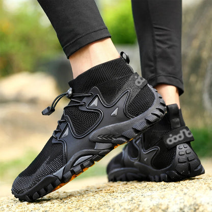 Oiaano Man Black Shoes Summer Men Casual Beach Outdoor Water Breathable Trekking Fashion Hiking Stability And Comfort Sport