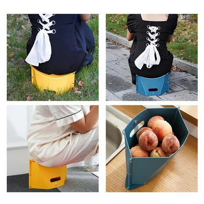 Lightweight Plastic Portable Folding Stool Outdoor Chairs Portable Stool for Camping Storage Stool Storage Stool Folding Chair
