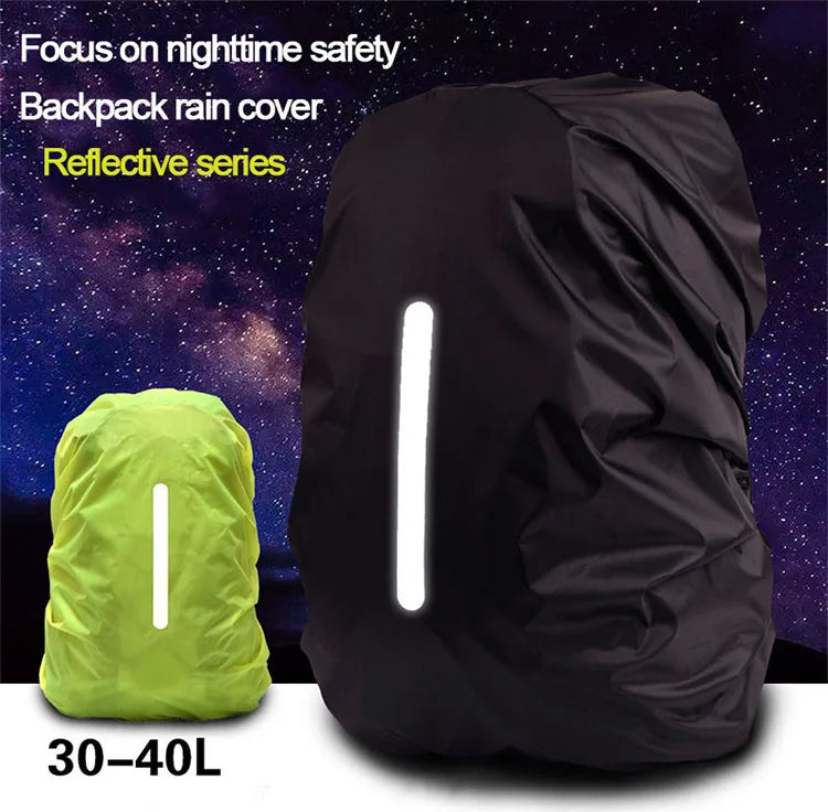 Waterproof Backpack Cover Ravel Safety Outdoor Backpack Cover Waterproof Rain Cap Cover