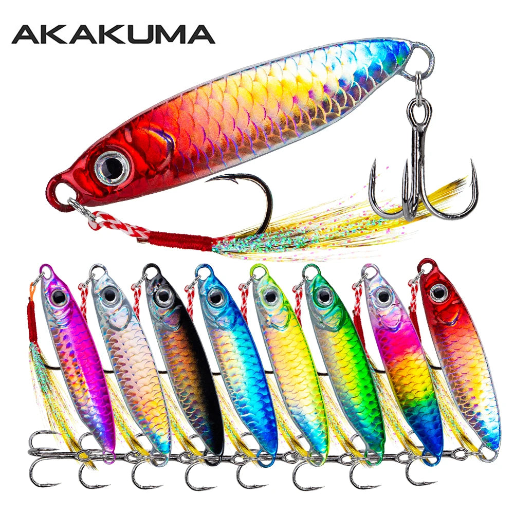 akakuma Metal Jig Lure Kit (8 Pack)
