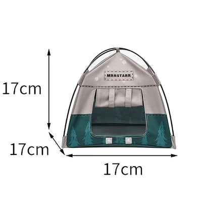 1Pcs Small Tent Model Camping Miniature Scene Accessories Decoration Photography Props 1:12 Movable Toy Gift