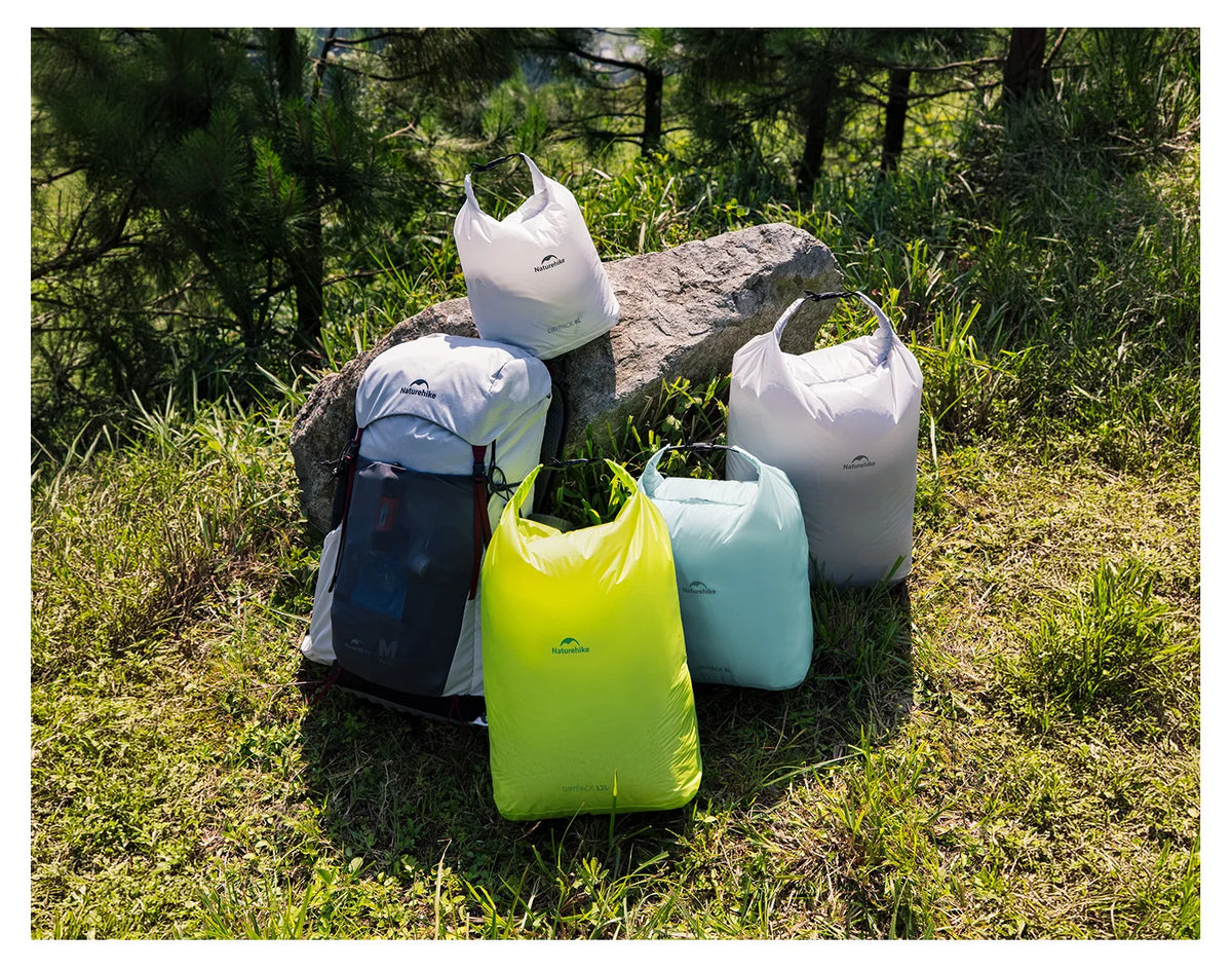 Naturehike Rolled Storage Bag Outdoor Travel Hiking Lightweight Waterproof Vacuum Compression Dispenser Bags Portable Organizer