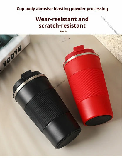 380/510ML Stainless Steel Car Thermal Cup Coffee Cup  for Outdoor Sports Cold and Heat Thermal Mug Tumbler Insulated Flask Water