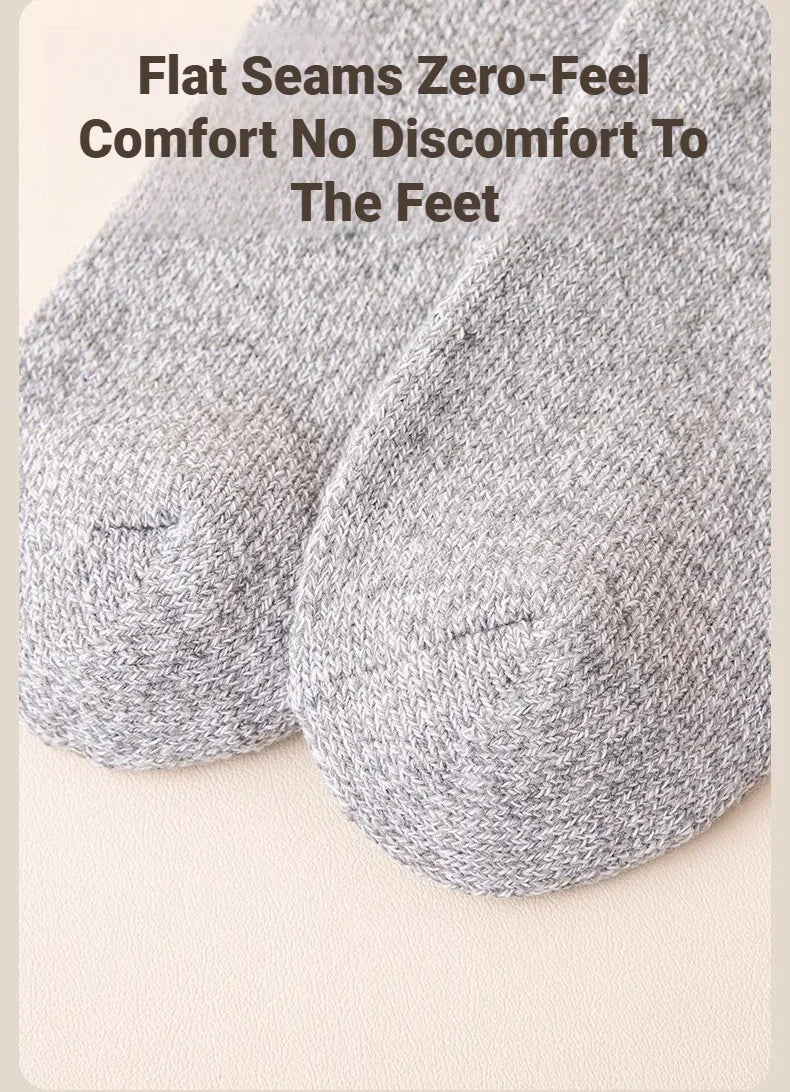 3 Pairs Men's Socks Winter Thick Towel Man's Outdoor Sports Long Socks Cold Resistant Frost Proof Snow Socks For Man Gift 39-44