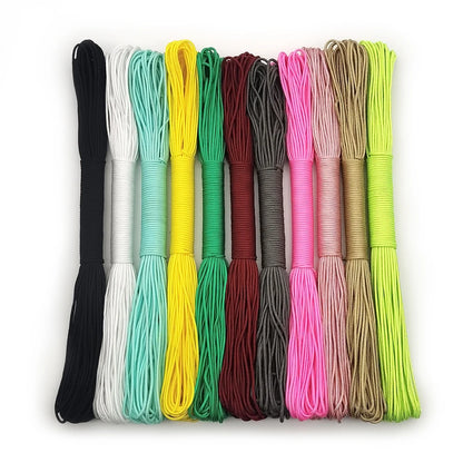 Paracord Assortment – 1mm to 5mm, Random Color Packs