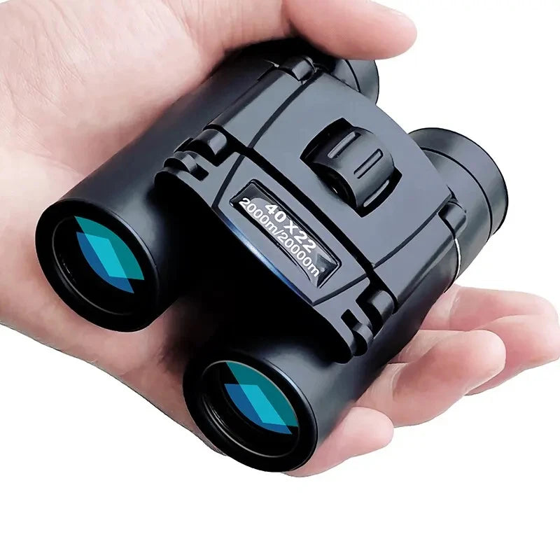 40x22 HD Binoculars with BAK4 FMC: 2000M Long Range Folding Mini Telescope, Ideal for Hunting, Sports, Camping & Travel