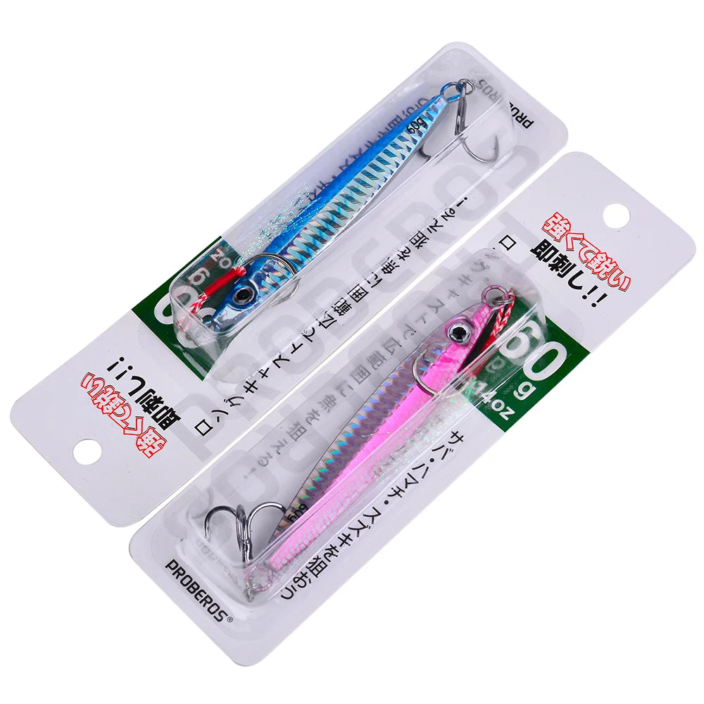 PRO BEROS 3D Eye Metal Jigs (5 Pack)