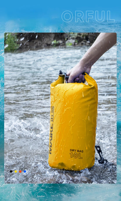 Maike Dry Bags Waterproof Bag for Women Men 5L/10L/15L Swimming Rafting Kayaking River Trekking Waterproof Dry Bag Backpack