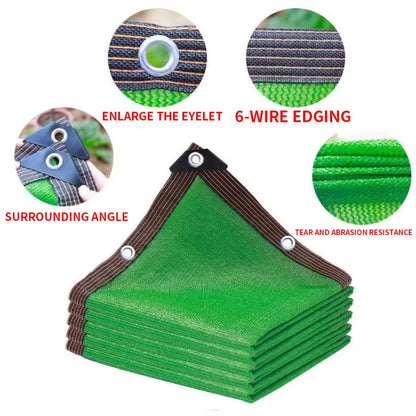 Sunshade net privacy screen sunshade cloth suitable for outdoor terrace sunshade porch pavilion cover beige color