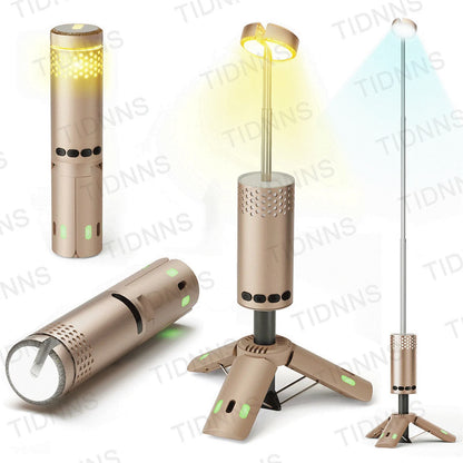 10000mAh Camping Light USB Rechargeable LED Emergency Lamp Outdoor Portable Lanterns with Magnetic Flashlight for BBQ Tents