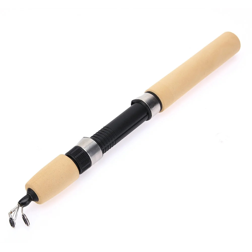 Mini Telescopic Ice Fishing Rod Portable Carbon Fiber River Shrimp Carp Fishing Pole for Winter Fish Rods Tackle 60/80/100cm